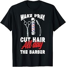 Barber Gift for Christian Barber or Muslim Catholic Barbers T-Shirt