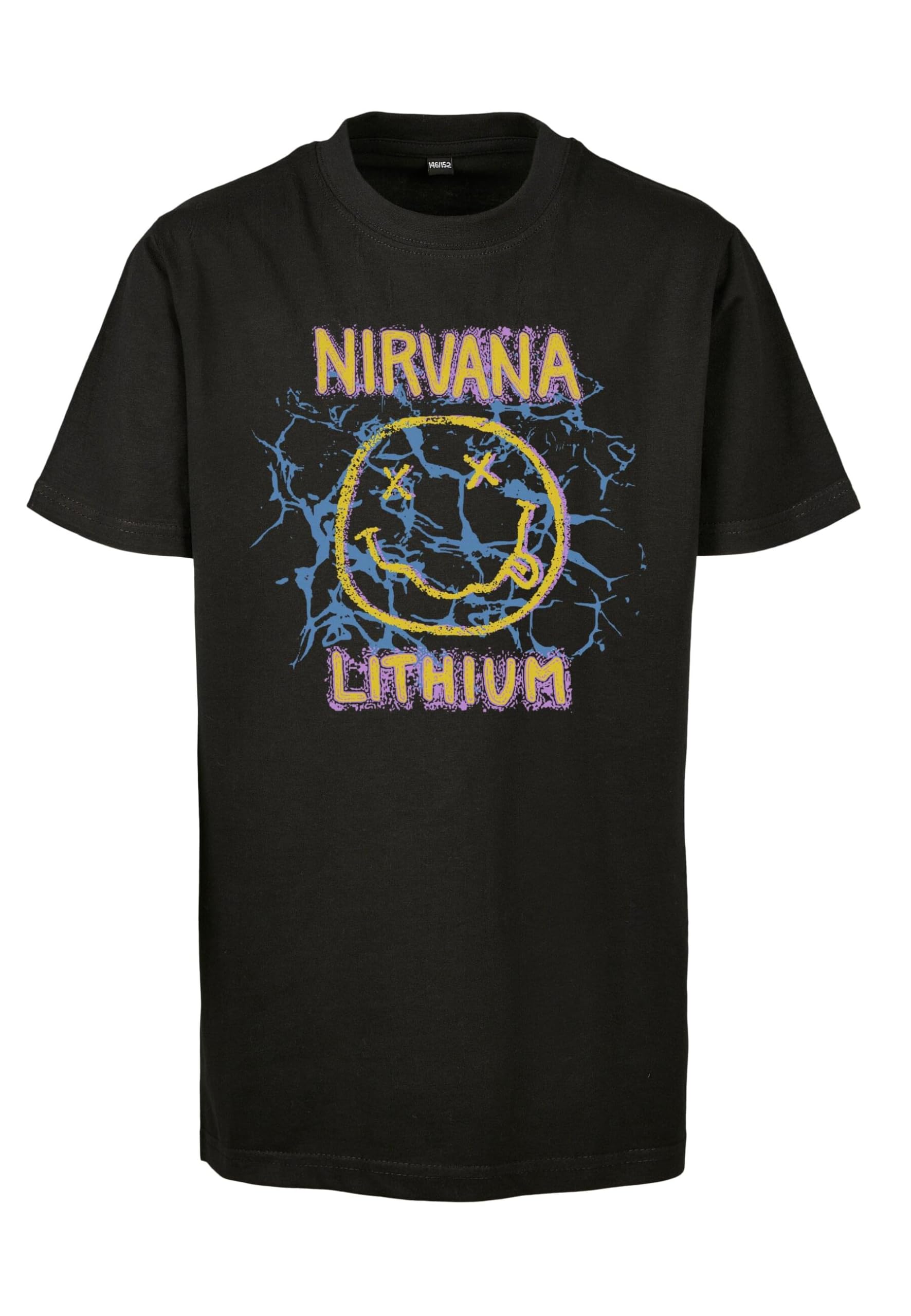 Mister Tee Boys' Kids Nirvana Lithium Tee Black 134/140 T-Shirt