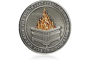 Dumpster Fire Challenge Coin: A Hilarious Office Memorabilia