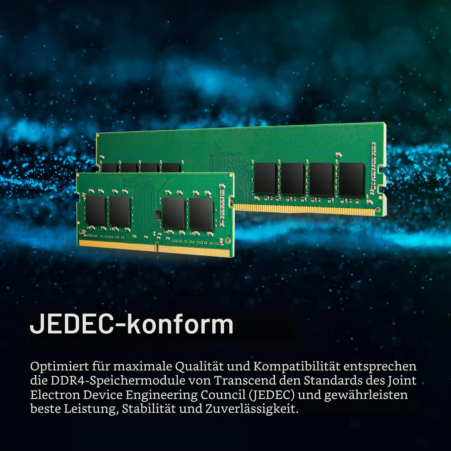 Transcend JetRam 32GB DDR4 3200 Arbeitsspeicher (RAM) |2Rx8 CL22 1.2V| Unbuffered SO-DIMM für Notebook
