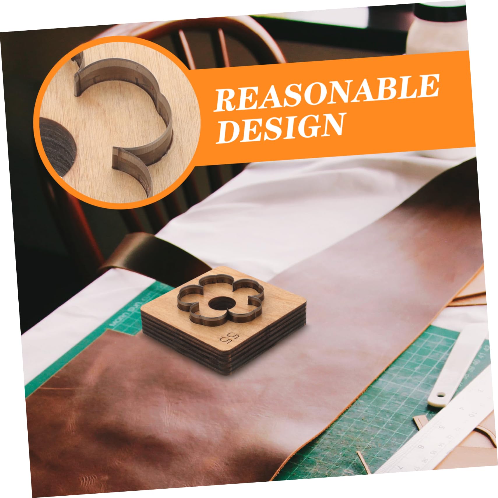 4 Piezas De Troquel De De Pétalos Troqueles De De Madera Troquel De De Cuero Troquel De De Cuero DIY Troquel De De Madera Troquel De
