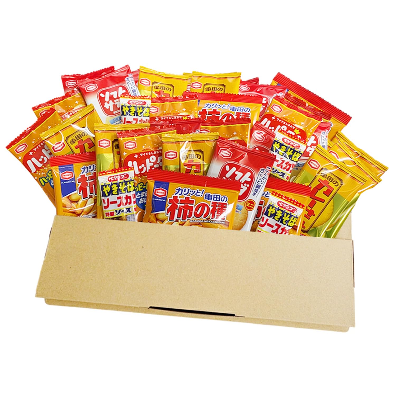 Amazon.co.jp: ミニ せんべい 個包装 5種 A 28個 詰め合わせ
