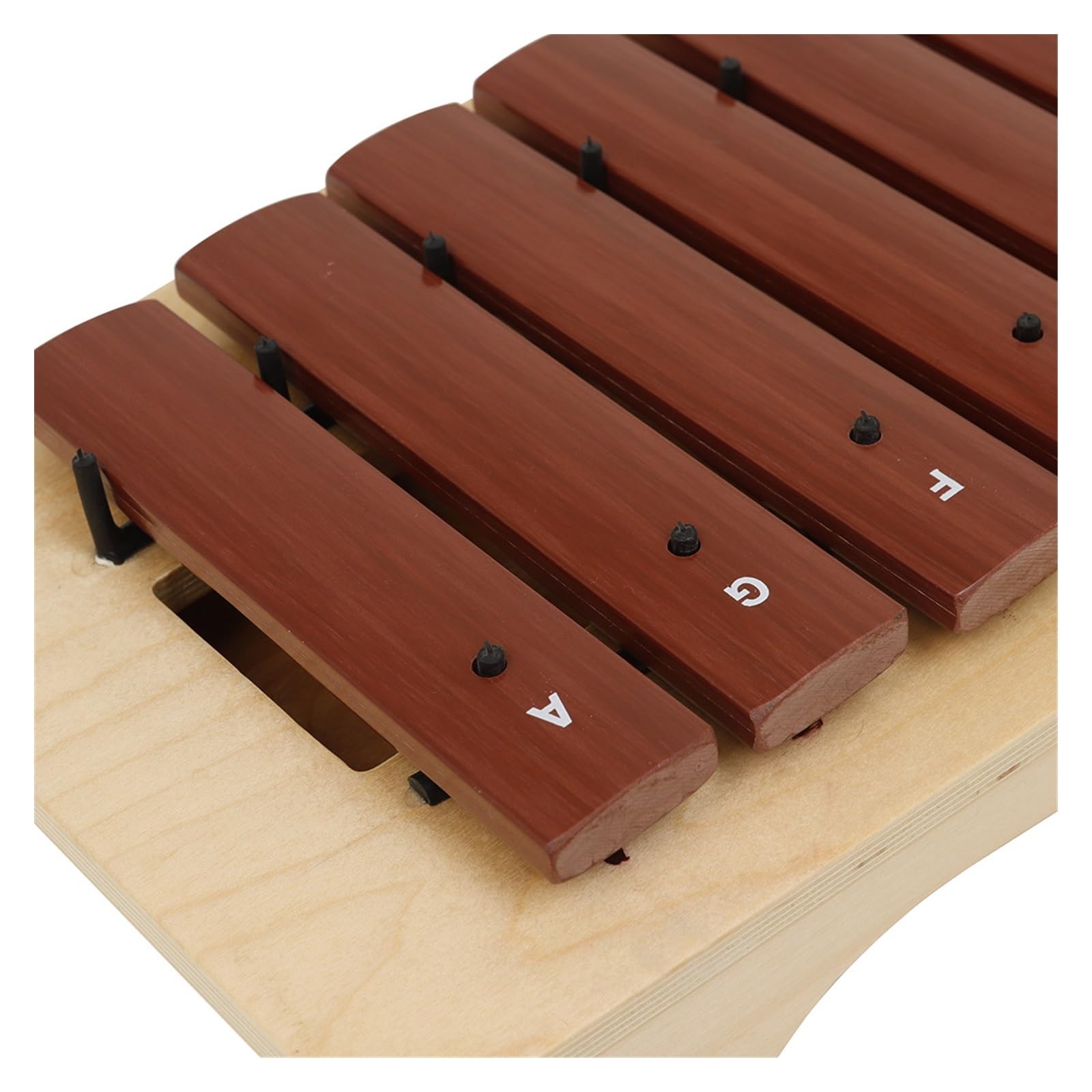 xilofono ​Legno Strumento A Percussione Xilofono con Piastra in Alluminio di Pino, Tipo Scatola Battuta A Mano A 13 Note Che Cambia Tono Medio-Alto E Basso