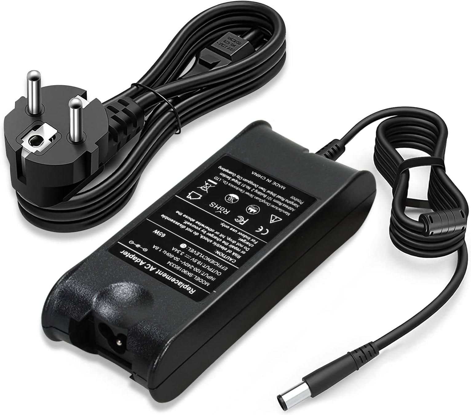 Cargador de portátil de 90 W compatible con Dell Latitude E7440 E7240