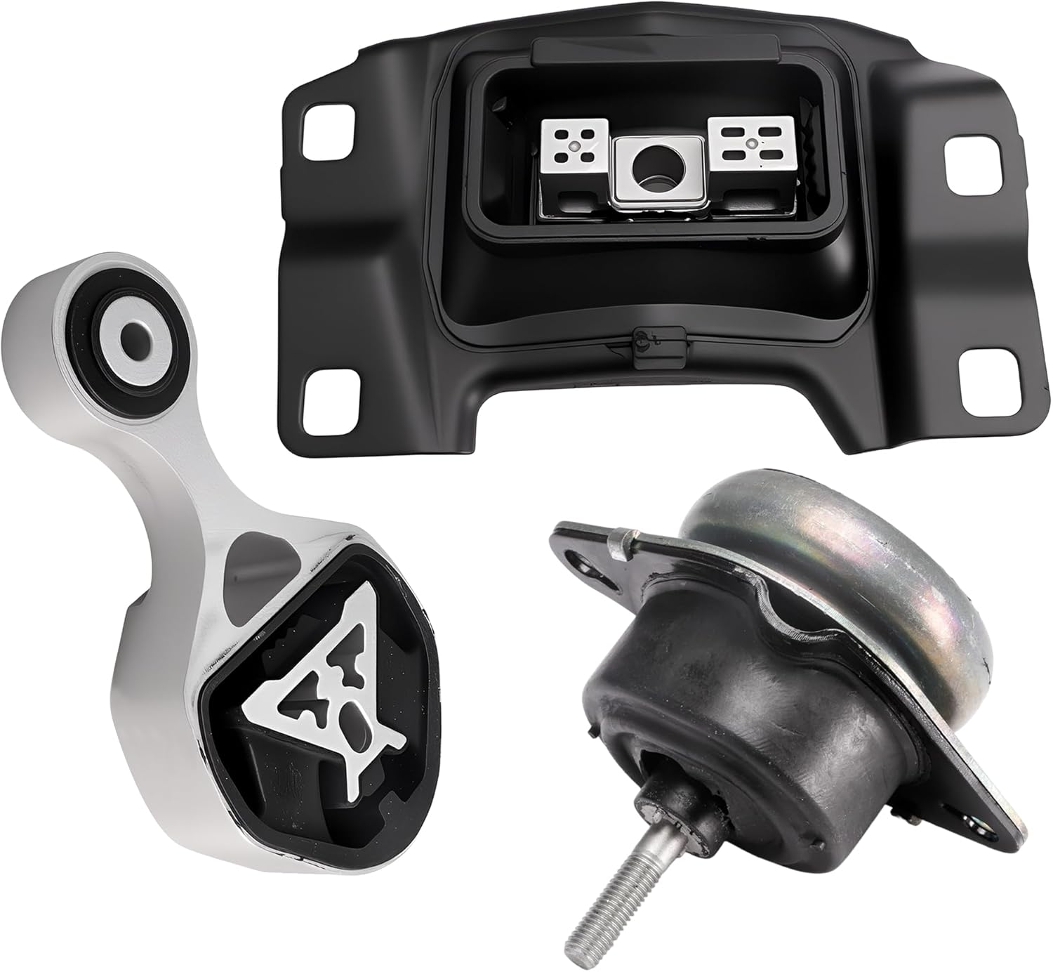 Engine Motor Mount + Transmission Mount +Torque Strut Mounts Kit, for Ford Explorer 2.3L L4 FWD Turbocharged 2016 2017 2018 2019, 3480 A5917 3247 A5634 3238 A5875