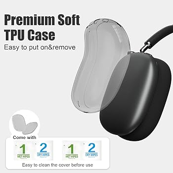 Amazon | VICHYIE AirPods Max対応ケース、柔らかいTPU透明