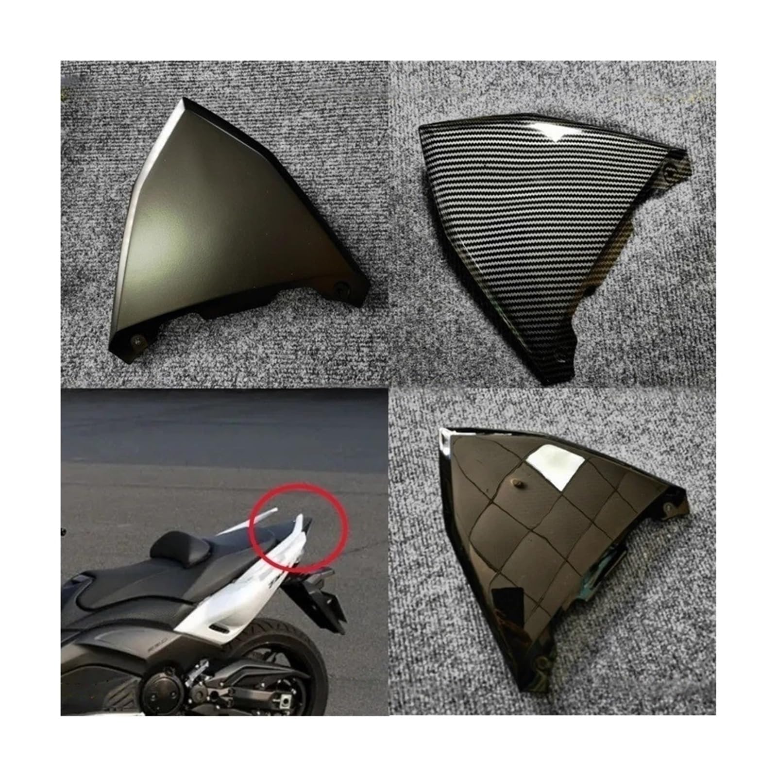 Carenatura Codino Motocicletta Accessori per motociclette Copertura fanale posteriore per sedile posteriore Carenatura per codino posteriore Adatto per T-MAX530 TMAX 530 TMAX530 2012-2016
