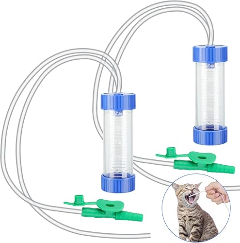 Eaasty 2 trampas para moco para cachorros, catéter de succión con trampa para moco para extraer líquido o mucosa de la nariz y la boca de los