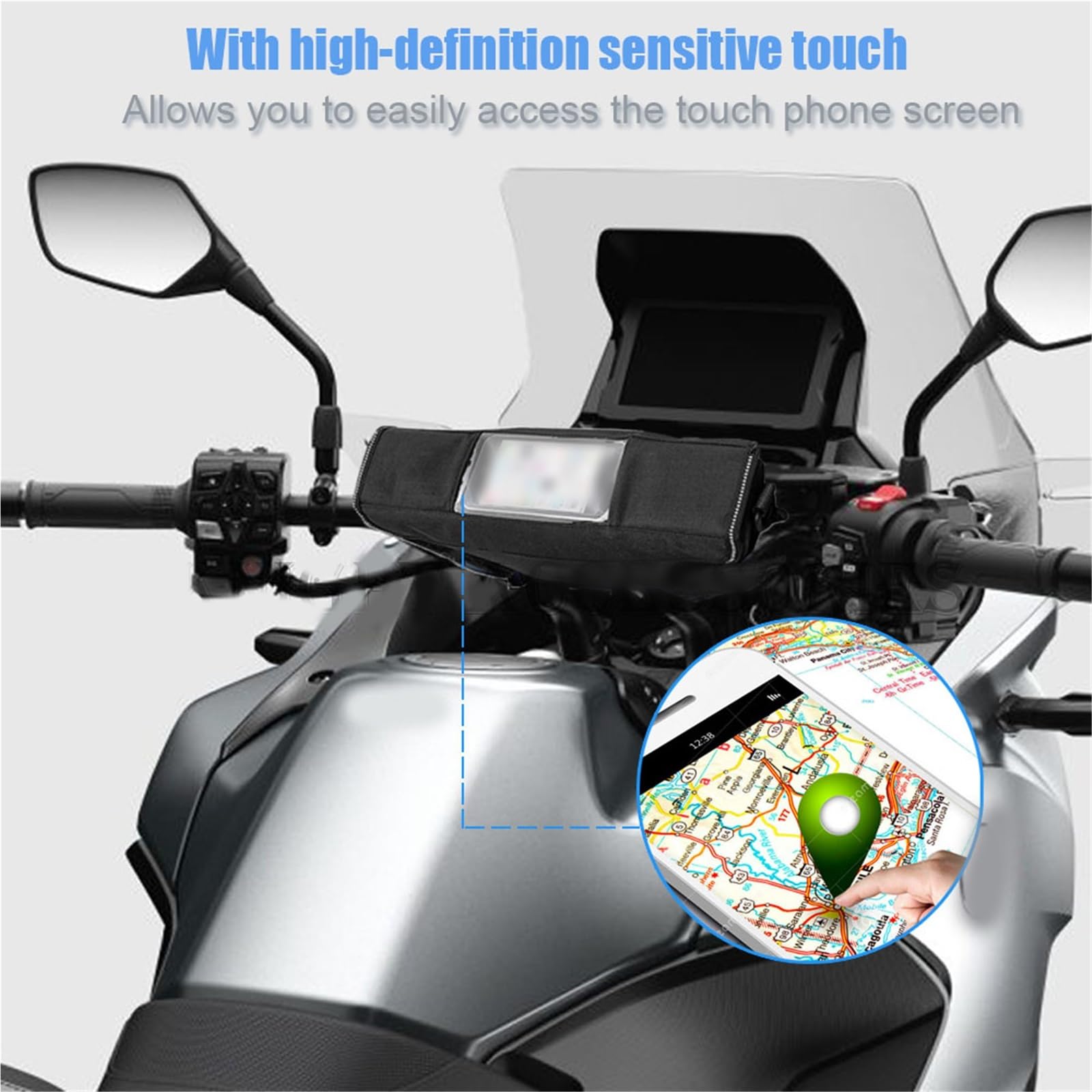 Per G310GS G 310 GS Borsa Impermeabile Per Moto Da Manubrio Viaggio Per Attrezzi