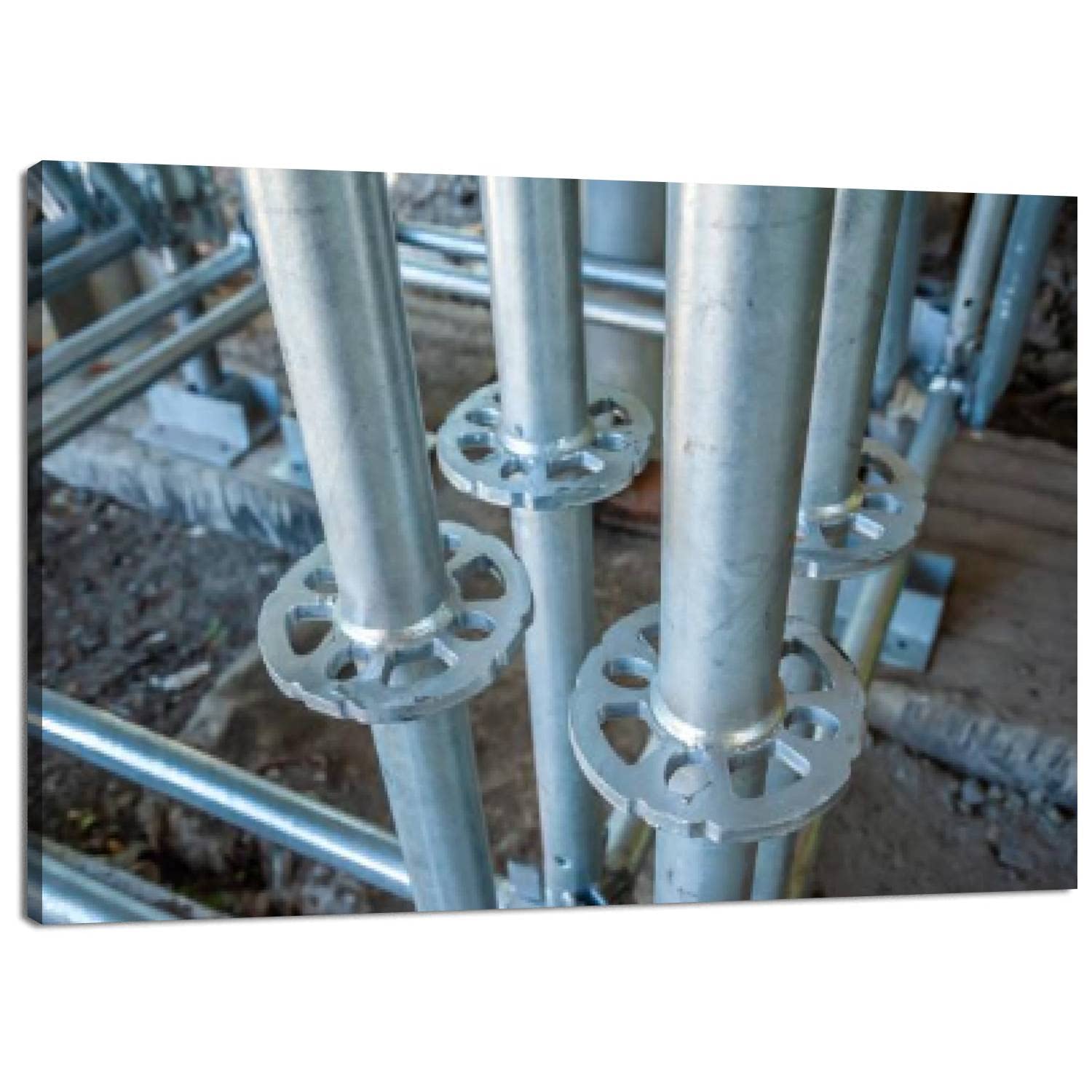 Skipvelo Canvas Wall Art Prints Support system from scaffolding Paintings Poster Artwork Home Decor Ready to Hang for Living Room Bedroom Dining Room 20 x 30 inch