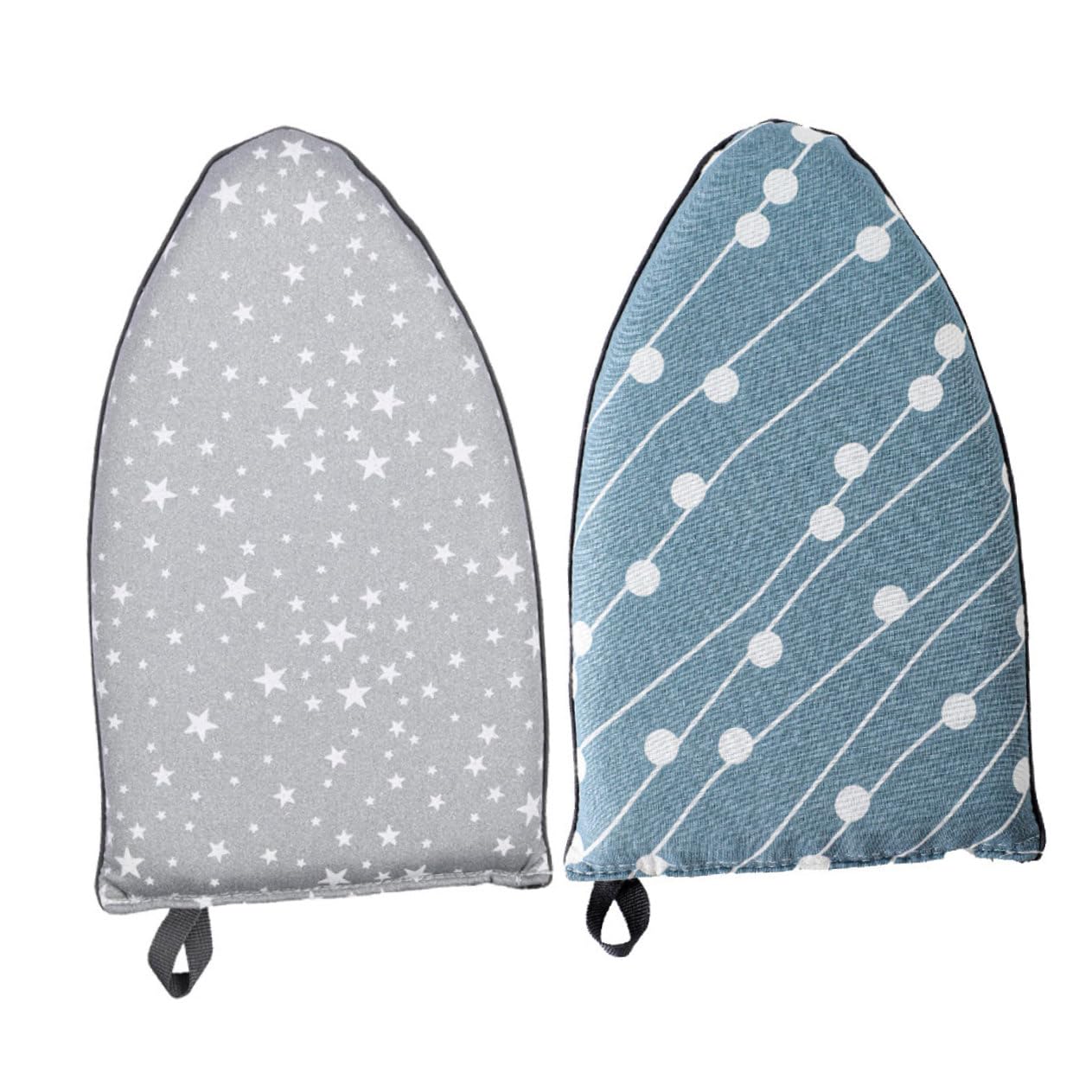 BESPORTBLE 2pcs Mini Ironing Board Lightweight Portable Steamer Ironing Mitts with Finger Sponge for Home Hotel and Travel Use for Cuffs Collars and Sleeves