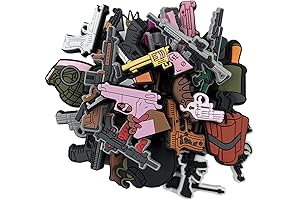 30PCS Pistol Shoe Charms: Arm Up Your Style