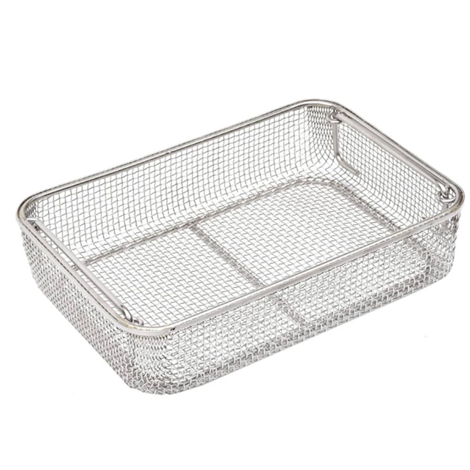 Bandeja de Instrumentos de Acero Inoxidable 304, Bandeja de Instrumentos Médicos con Cestas Perforadas de Malla, para Instrumentos en la Sala de Operaciones