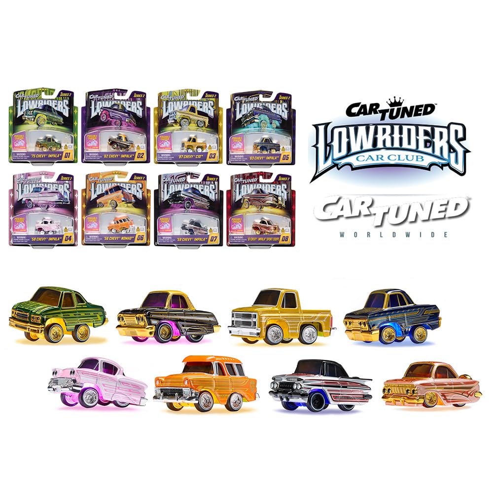 ローライダー・ショー グロー・シリーズ3 - セット Amazon | CAR TUNED 1:64 LOW RIDERS SHOW GLOW SERIES 2 - SET