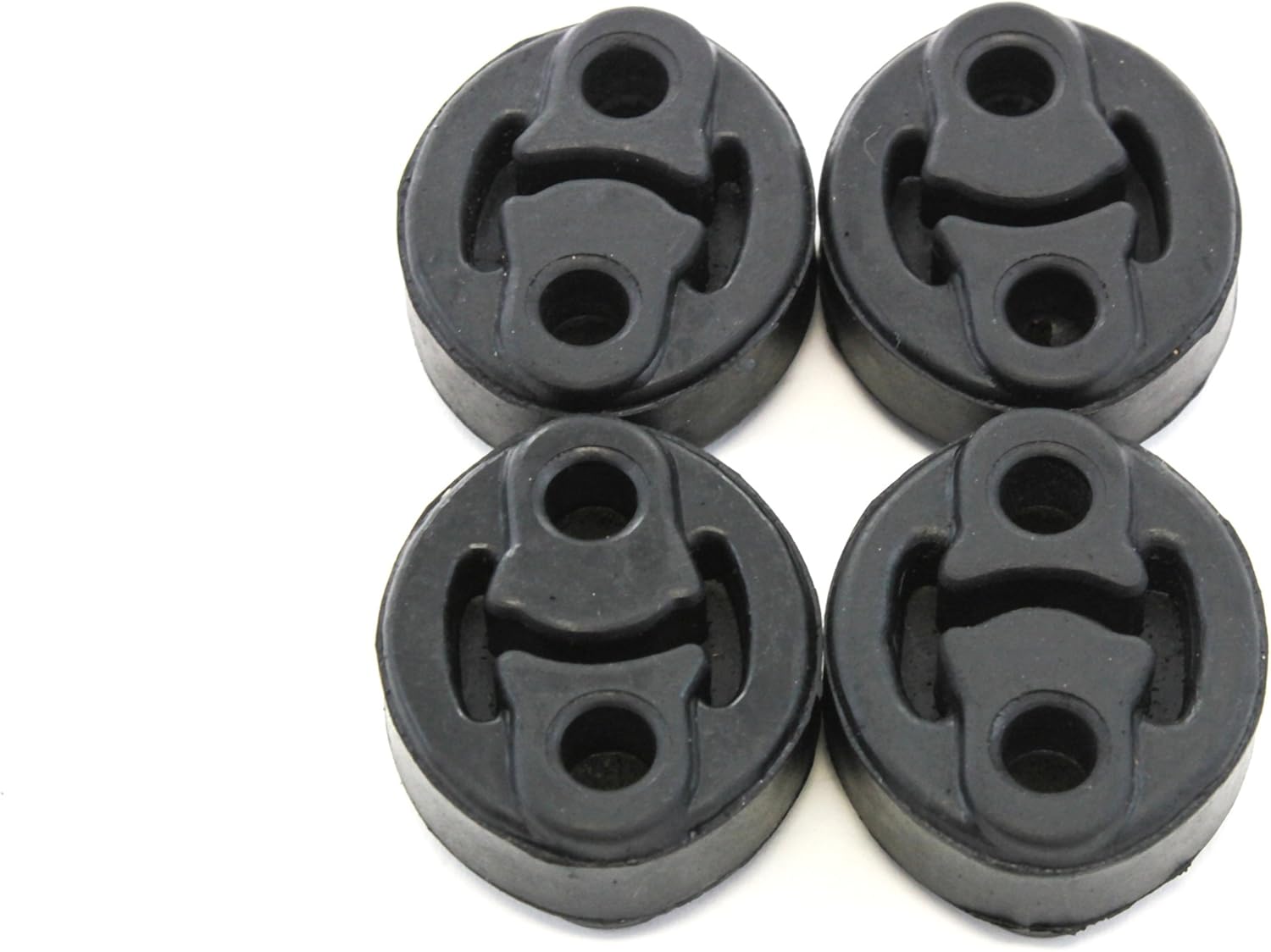 Red Hound Auto 4pc Exhaust Insulators Compatible with Chevrolet Ford Honda Toyota Malibu Escape Accord Civic Camry Corolla and More - Check Listing for Full Application Details