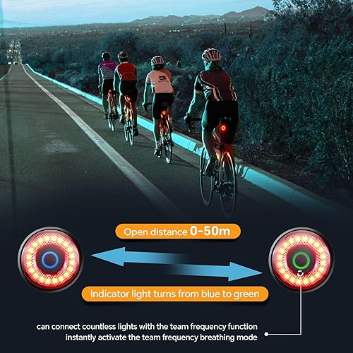 Miniatura 4 de Smart Bike Tail Lights, Brake Sensing Bicycle Rear Lights for Night Riding, Ultra Brigh LED Taillights Auto OnOff, Easy Mount Cycling Safety Brake