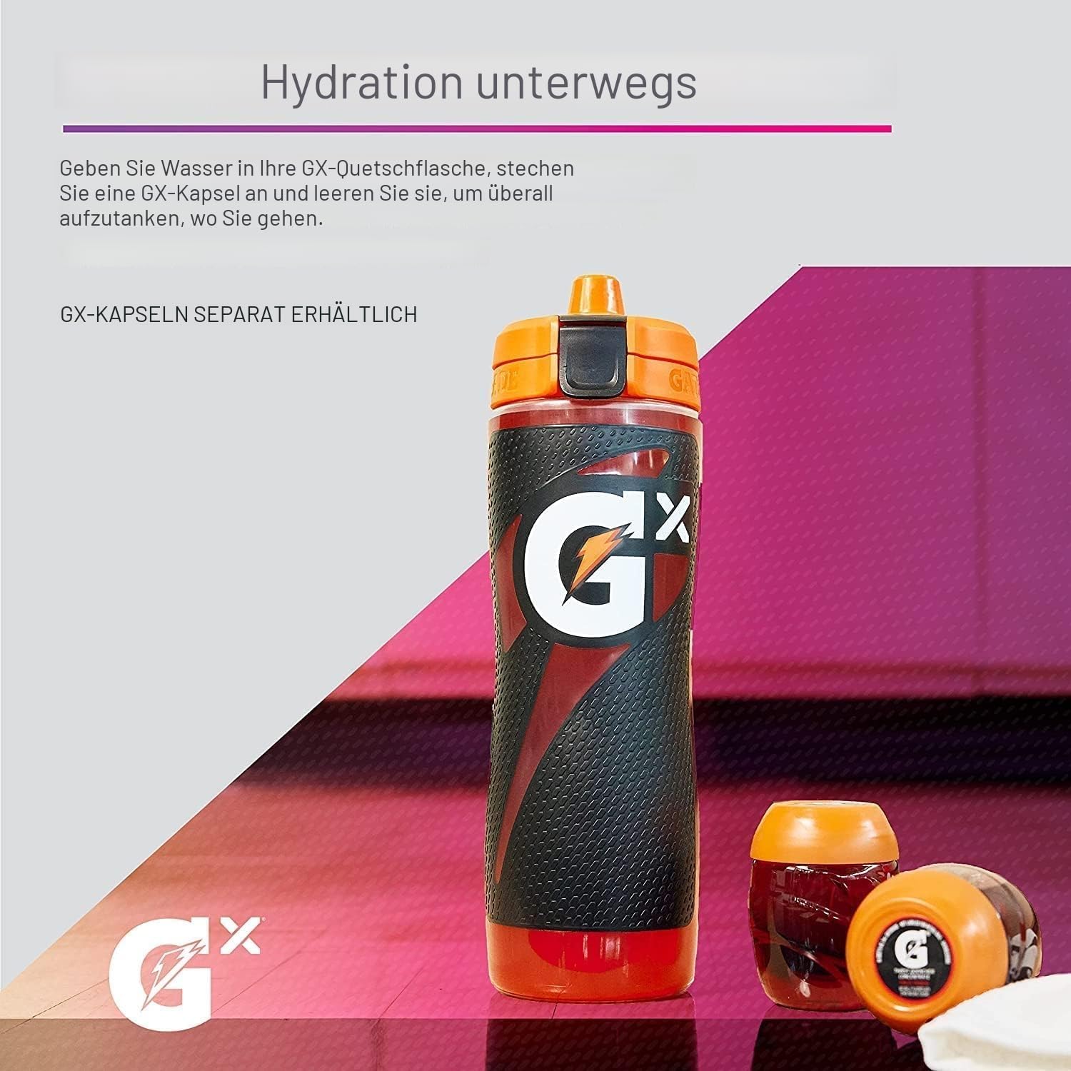 Gatorade Gx Bottle, Momentum Neon Pink