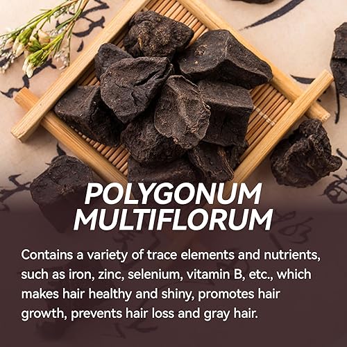 Miniatura 3 de Barra de champú para oscurecer el cabello, Shouwu para cabello gris All nature Ennegrecimiento orgánico (polygonum Multiflorum para cabello gris)