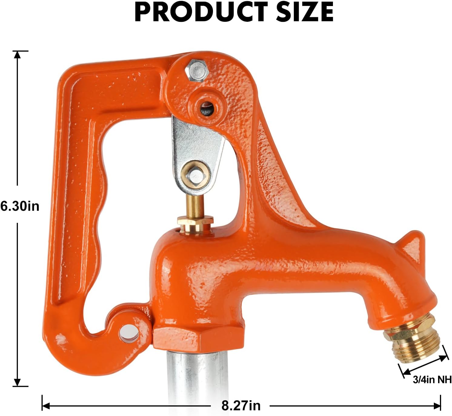 frost-free outdoor faucet: freeze-proof yard hydrant head assembly (only faucet)