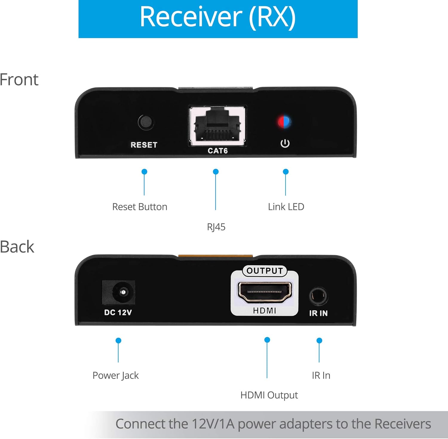 Exсluѕіvе Dіѕсоunt 70% Prісе gofanco 1x4 HDMI 2.0 Extender Splitter 4K 60Hz Over Cat6/Cat7 Ethernet Cable with HDMI Local Loopout, HDCP 2.2, 4K 60Hz YUV 4:4:4, HDR, IR Extension (1 in 4 Out / 4-Port)