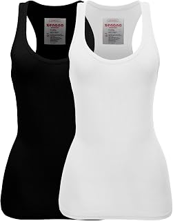 Zenana Womens Plain Ribbed Racerback