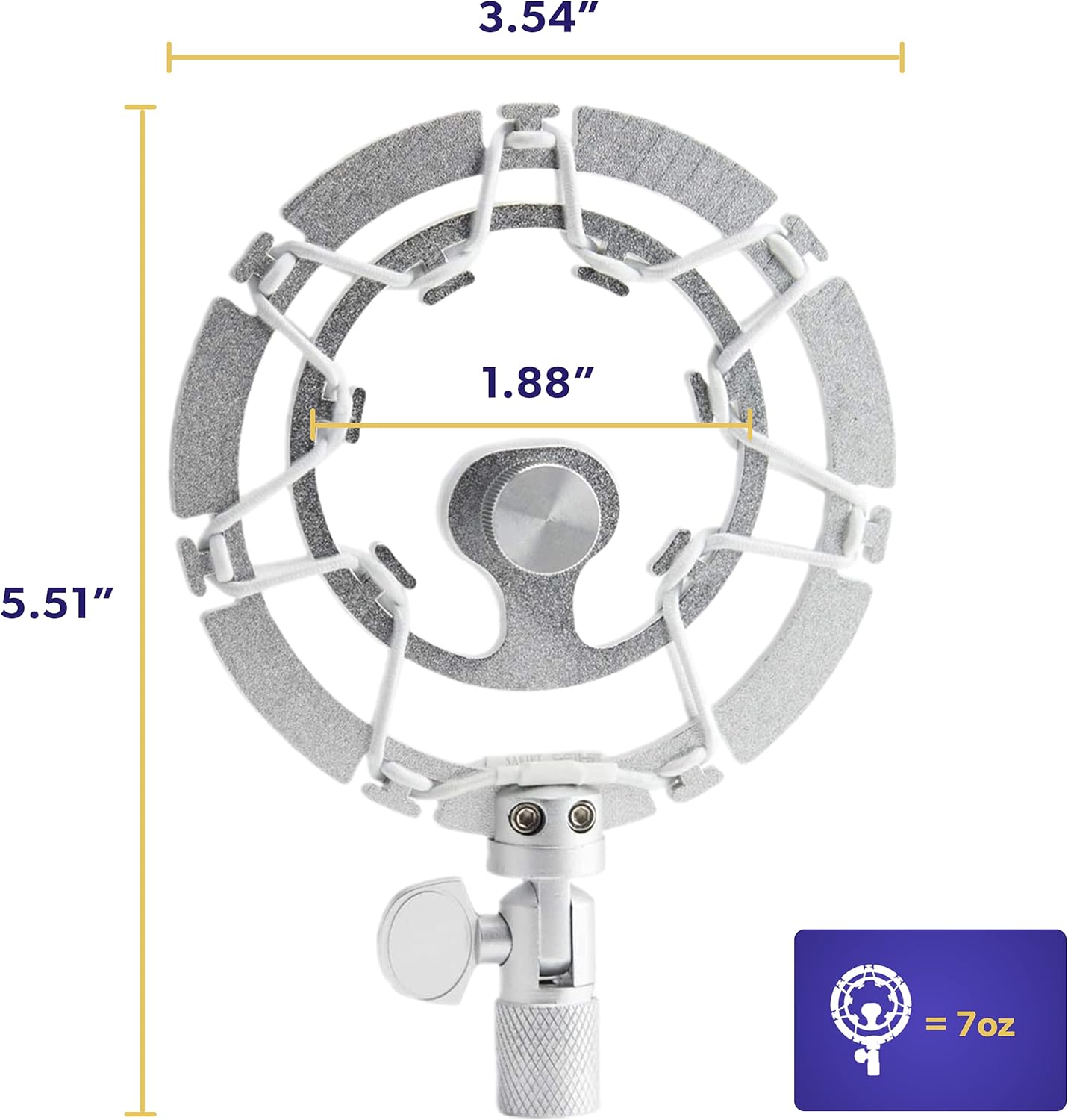 Buу 1 gеt 1 🔥 AUPHONIX Silver PRO Microphone Shock Mount – Shockmount Compatible w/Blue Yeti, Yeti Pro, & Snowball Mic Rеvіеw Prоduсt AUPHONIX Silver PRO Microphone Shock Mount – Shockmount Compatible w/Blue Yeti, Yeti Pro, & Snowball Mic