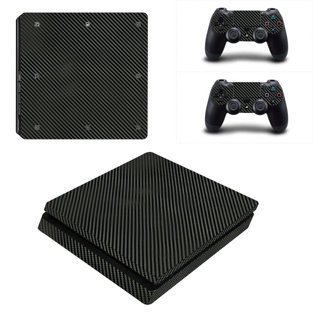 Elton Black Carbon Theme Skin Sticker Cover for PS4 Slim Console and Controllers [video game] (B06XJ6KS9Y) Amazon Price History, Amazon Price Tracker