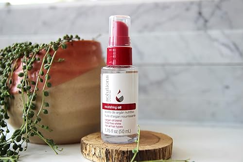 Miniatura 2 de GREAT CLIPS Soluciones Aceite nutritivo, 1.75 onzas | Mezcla de aceite de argán hidrata el cabello y la piel | Ideal para cabello seco y dañado