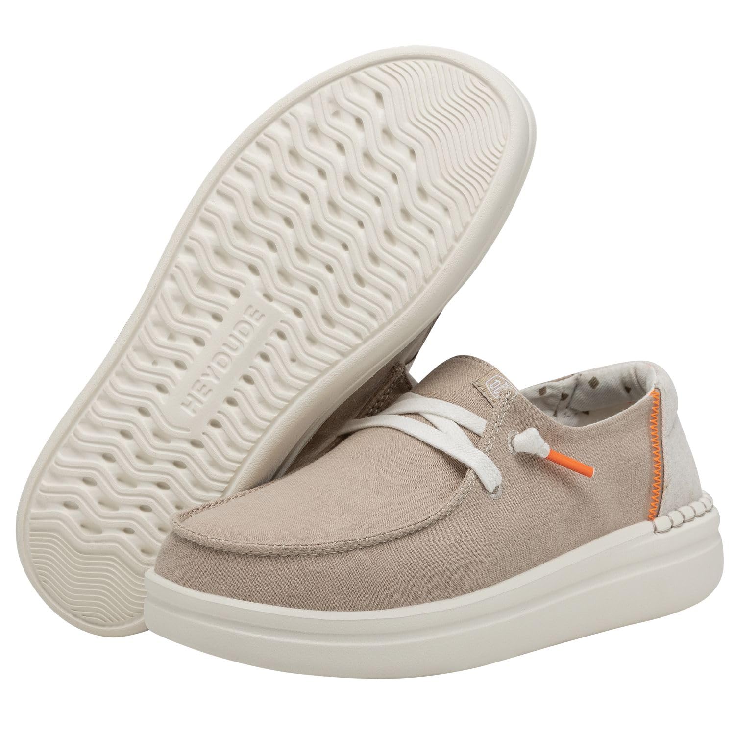 HEYDUDE Scarpe da Ginnastica Wendy Rise Grigio Marrone