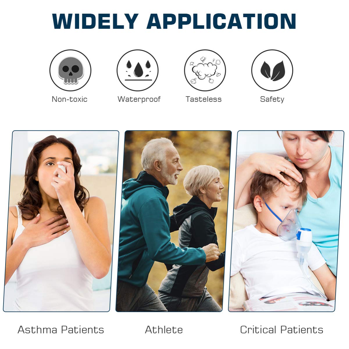 Baluue Portable Compteur De Capacité Vitale Mesure Débit Expiratoire Moniteur D'Asthme pour Adultes Et Enfants Contrôle Fonction Respiratoire