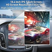 Vista 5 de Radio estéreo para automóvil Ford Focus 2012-2018 con Carplay/Android Auto, pantalla táctil IPS de 10.4 pulgadas de reemplazo con navegación