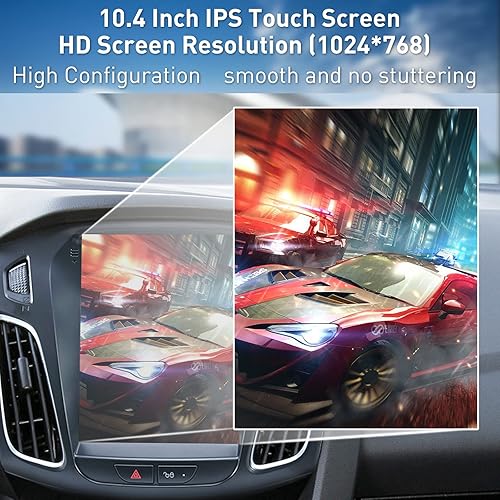 Miniatura 5 de Radio estéreo para automóvil Ford Focus 2012-2018 con Carplay/Android Auto, pantalla táctil IPS de 10.4 pulgadas de reemplazo con navegación