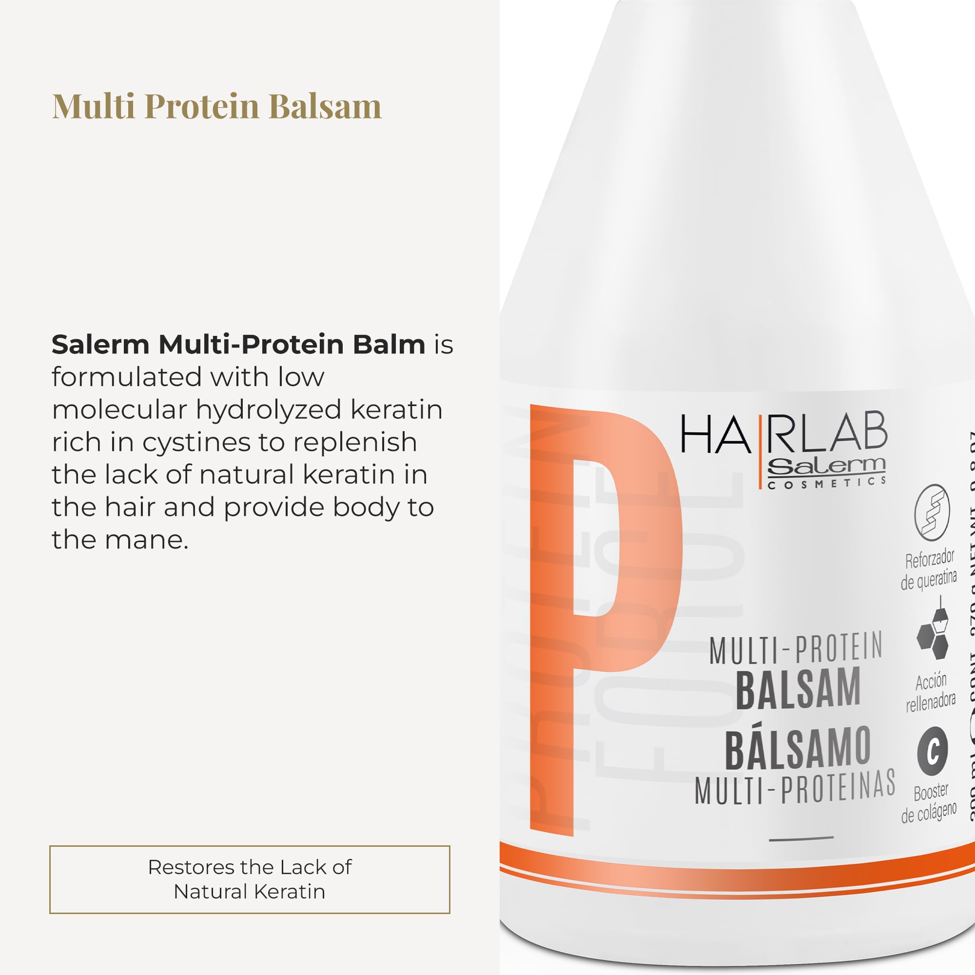 SALERM - Hair Conditioner For Coloured Hair - Color Longer Hair Lab - 300 Ml - With Provitamin B5 And Vitamins A And E - Seals And Nourishes The Colour - UV - View #10
