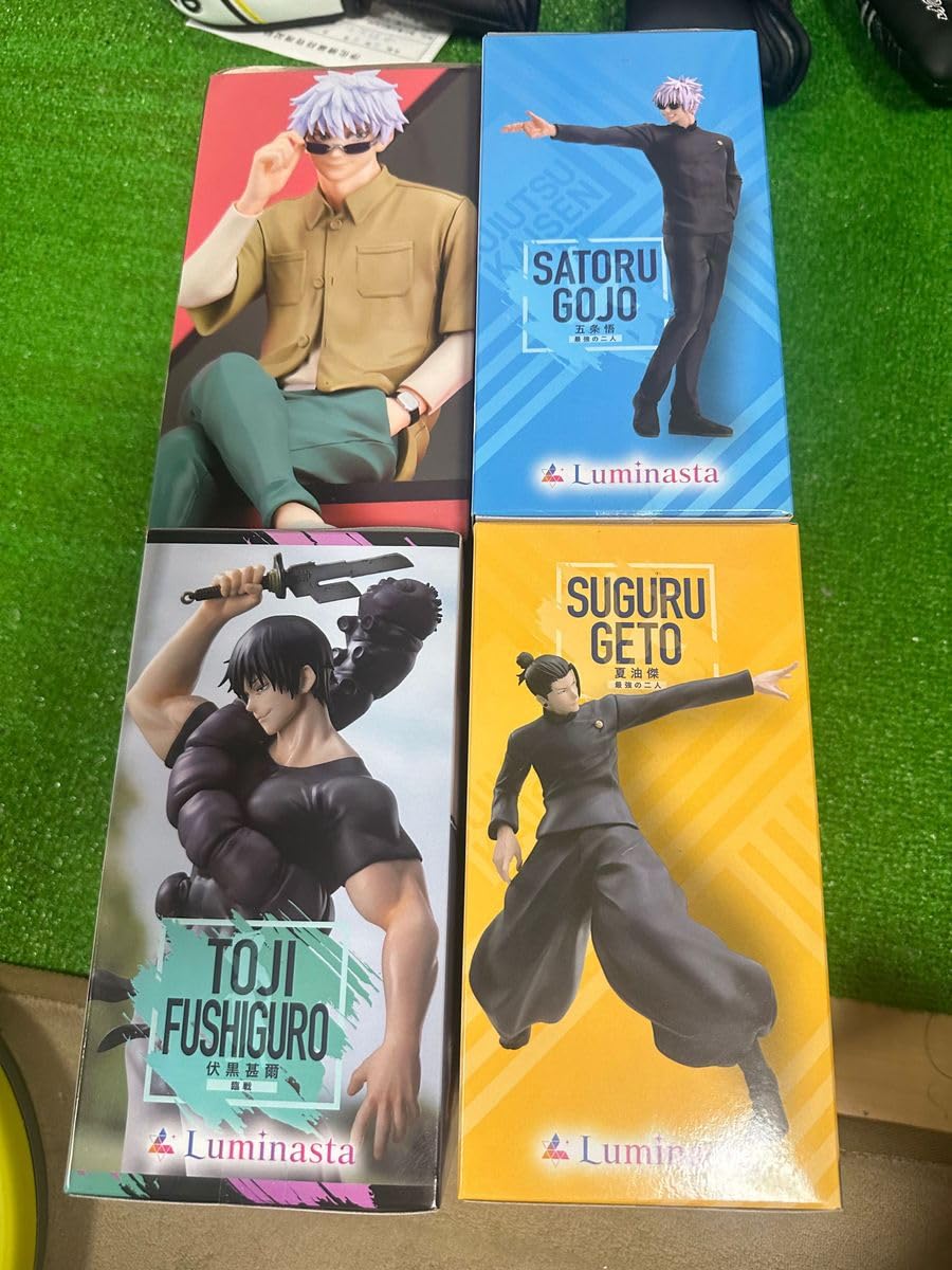 Amazon.co.jp: フィギュア ルミナスタ 懐玉 玉折 五条悟 夏油傑 伏黒甚 