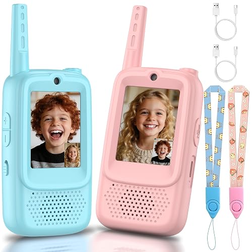 2pcs Video Walkie Talkies for Kids