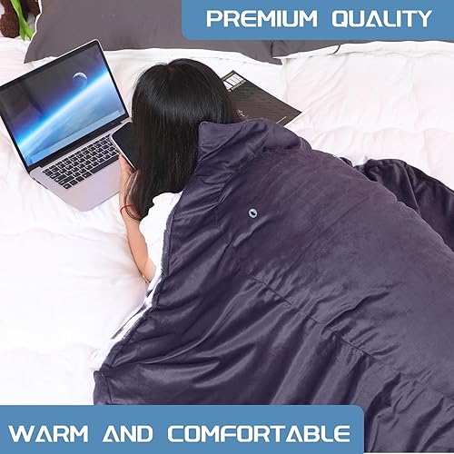 Miniatura 6 de Ganeen Manta de peluche suave de animales Devil Fish Manta Ray de 50 x 50 pulgadas, manta Kawaii para oficina, bonita almohada para abrazar, avión,