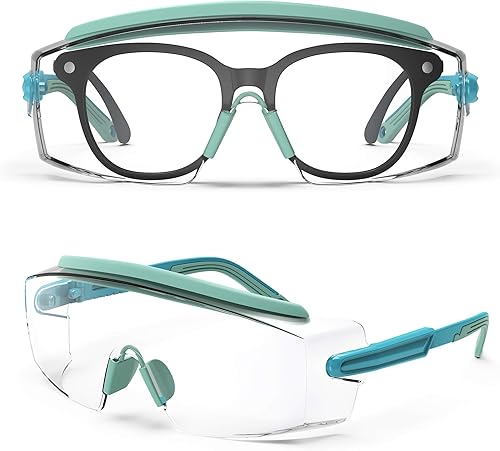 Miniatura 11 de Gafas de seguridad antivaho Gafas de seguridad sobre gafas protectoras con lentes antiarañazos ajustables