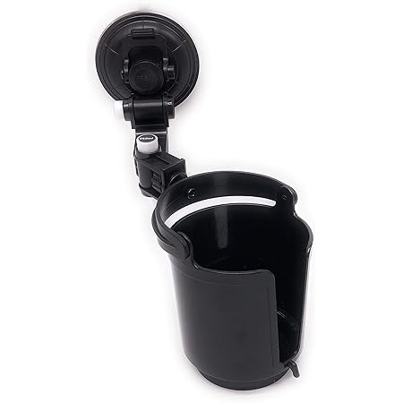 Amazon 車載用 強力吸盤式アジャスタブルドリンクホルダー 小物の収納にもおススメ ドリンクホルダー 車 バイク