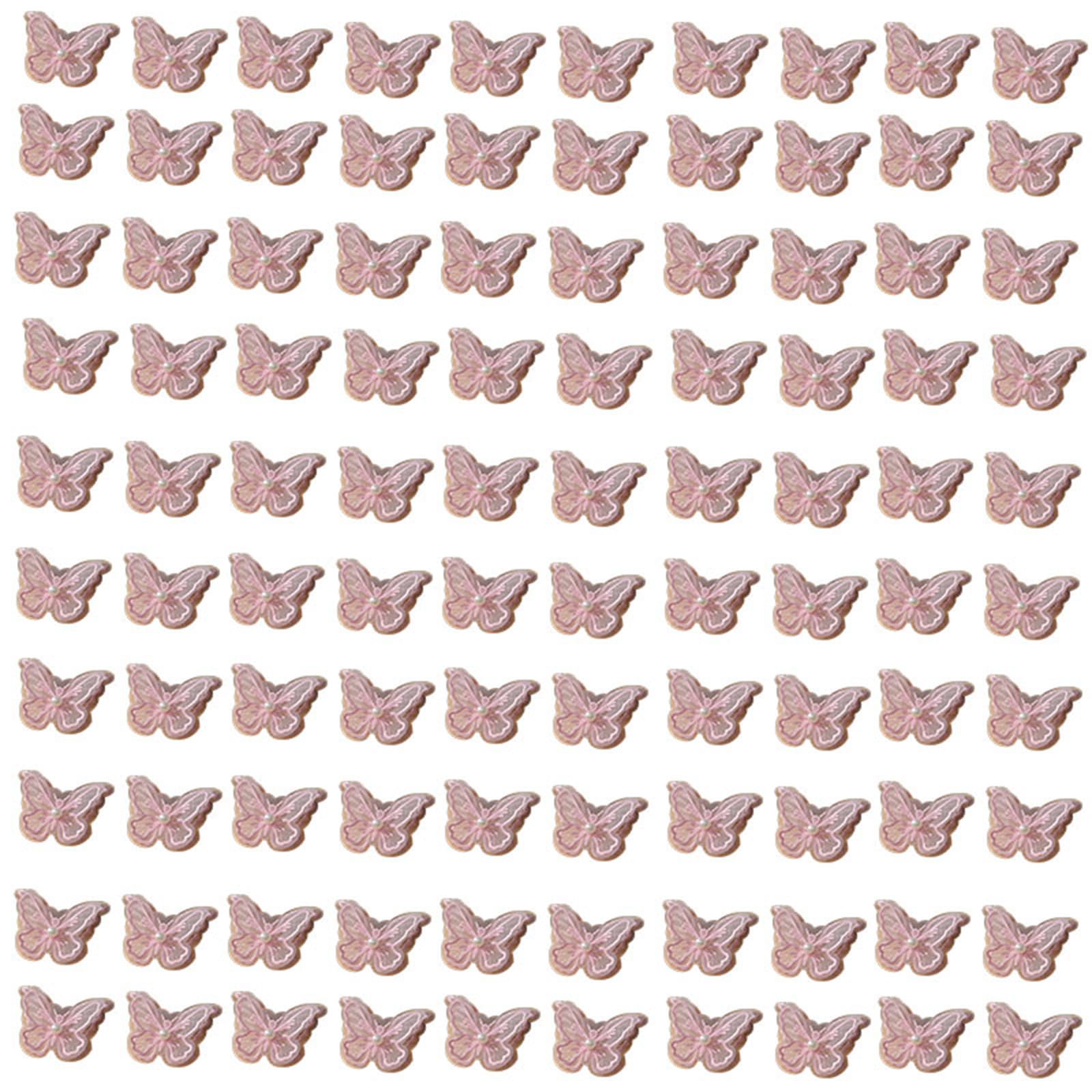 Zeiwohndc A Handcraft Pearls Butterfly Sewing On Patches For Clothing Nd Home Ccent Stone Embellished Craft Supplies