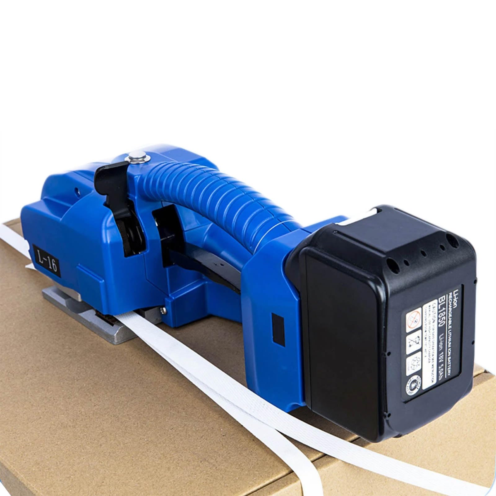 Eiwitany Portable Electric Strapping Machine for PP/PET, 0.5-1.2mm Thickness, 5000mAh Battery, Max Tension 60-2500N - Ideal for Packaging and Shipping