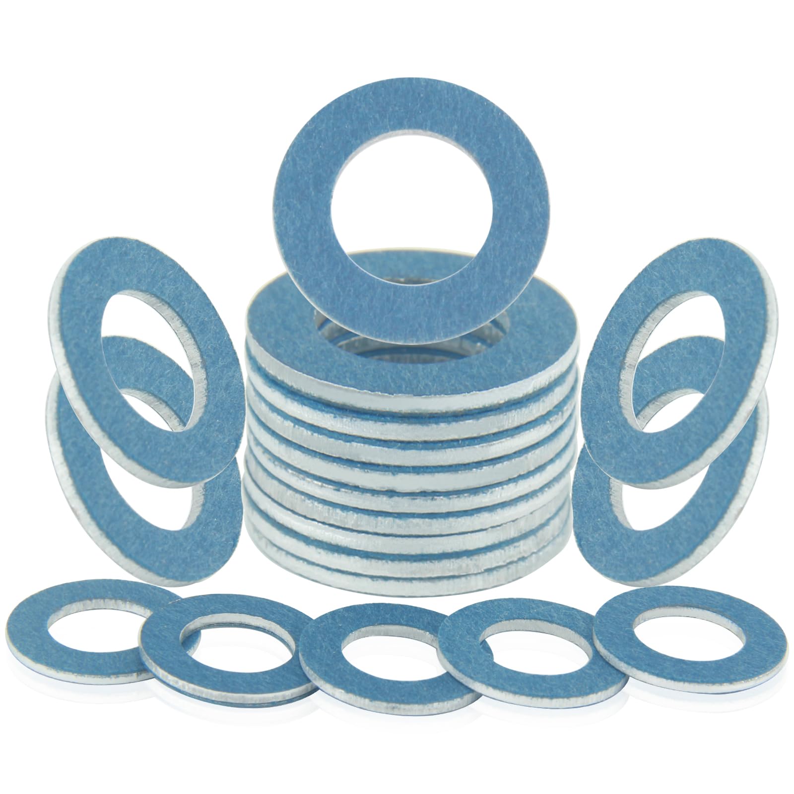 24pcs90430-12031 Oil Drain Plug Gasket Compatible with Toyota Lexus Oil Drain Plug Crush Washer