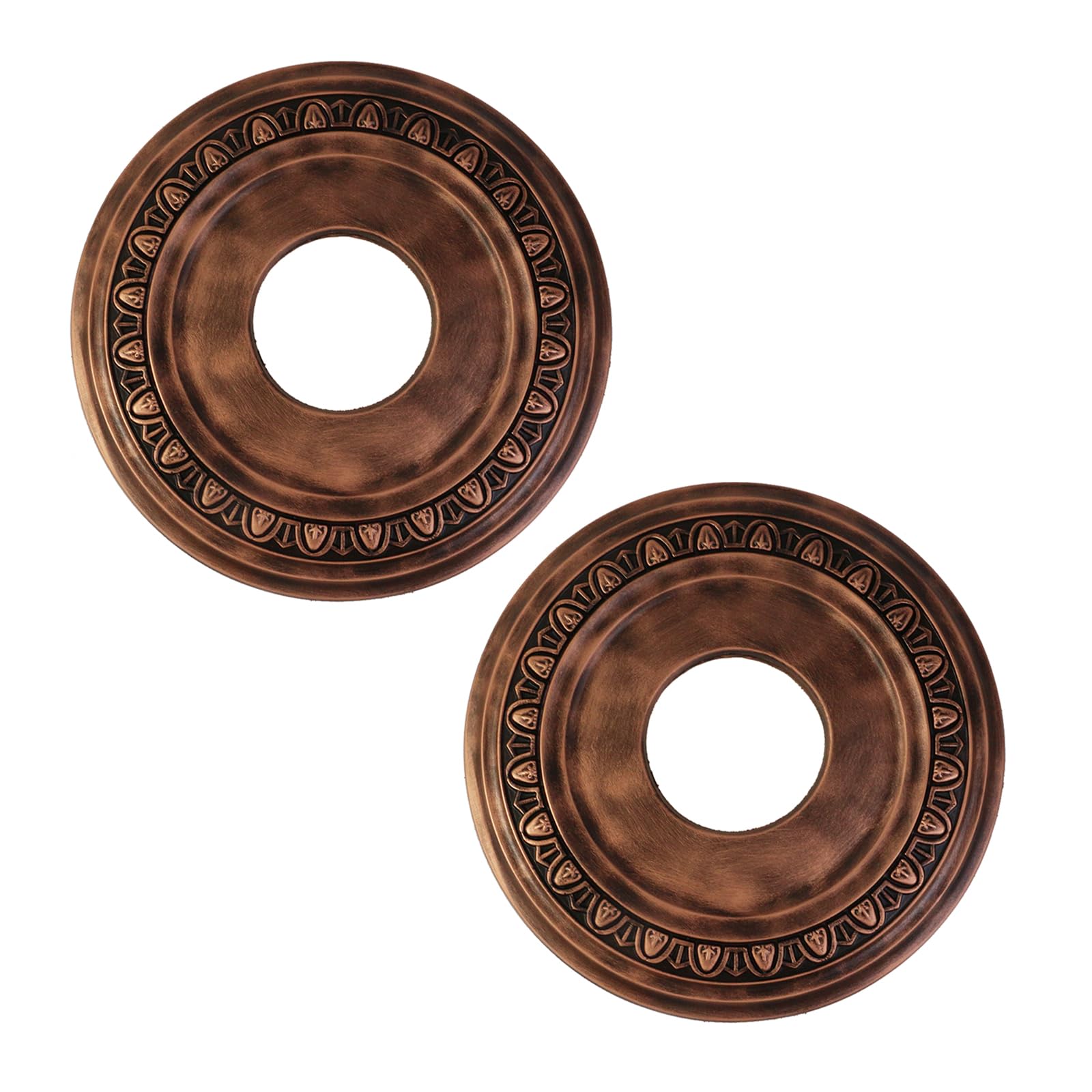 MY MIRONEY White PU Ceiling Medallion, 13 1/5" OD x 3 3/7" ID — Amazon image 12