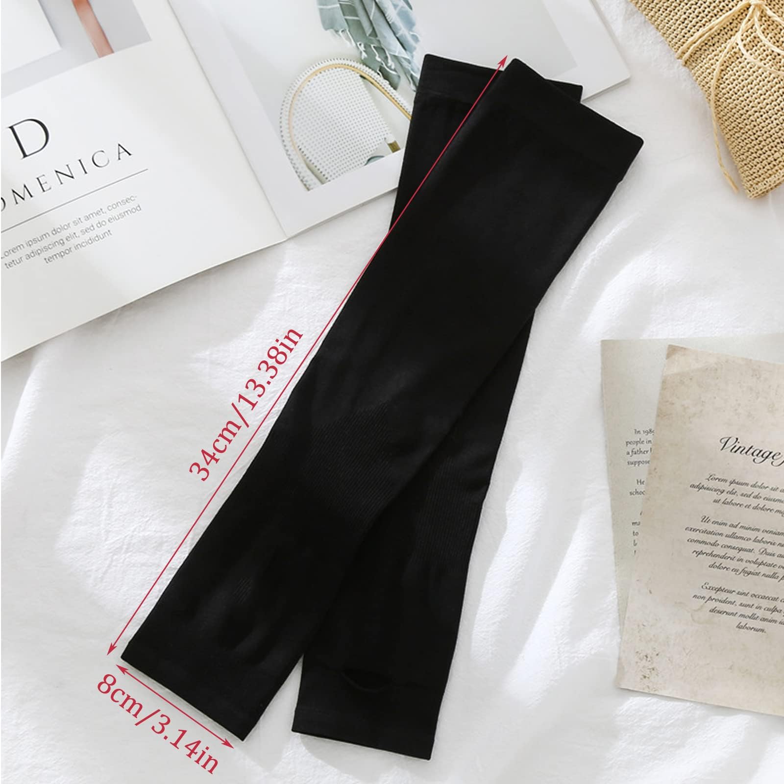 6 Paio Maniche Braccio, Anti-UV Manicotti, Manicotto di Protezione Solare, per Adatto in Bicicletta, Golf, Guida Tutte le Attività All'aperto, Unisex (6 Colori)