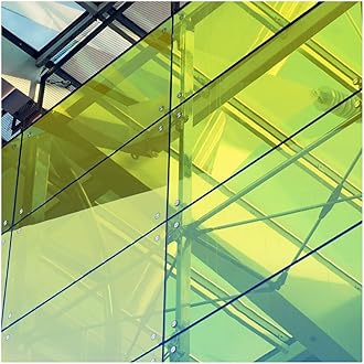 BDF CAYW Decorative Window Film Transparent Color Yellow - 24in X 25ft