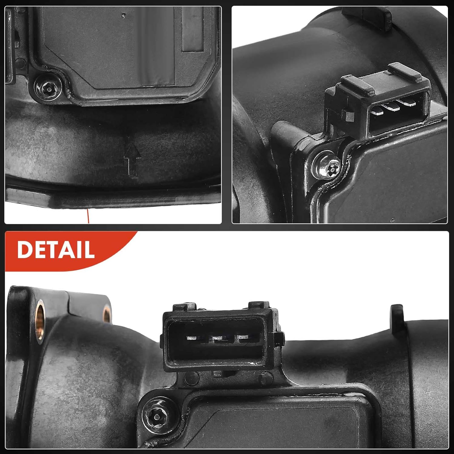 A-Premium Mass Air Flow Sensor Compatible with Volkswagen Passat Audi A4 A6 A4 Quattro 1998-1999 A6 Quattro 1998-2000 V6 2.8L Petrol