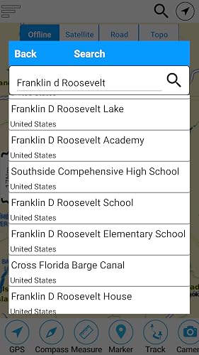 Franklin D. Roosevelt Lake - WA Offline GPS Charts – vue 3