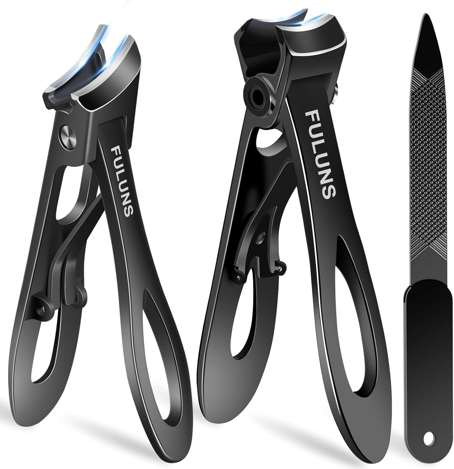 Toenail Clippers for Men Thick Toenails with 16MM Wide Jaw Opening, Large Nail Clippers for Seniors Thick Nails with Long Handle, Heavy Duty Sharp
