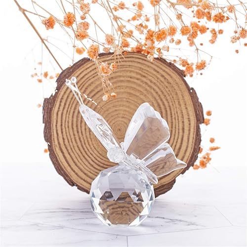 Miniatura 4 de H&D HYALINE & DORA Figuritas de cristal, adorno coleccionable, estatua de adorno de vidrio cortado