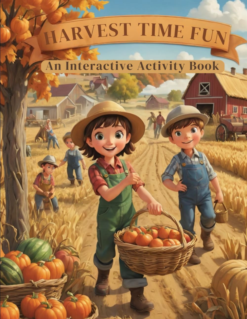 Harvest Time Fun: An Interactive Activity Book