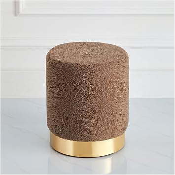 Footstool, Faux Leather Cube Pouf, Square Leather Pouf, Contemporary pu Leather Pouf, Padded Footstool, Tufted Pouf for Living Room Bedroom Moroccan Decor,Dark Gray